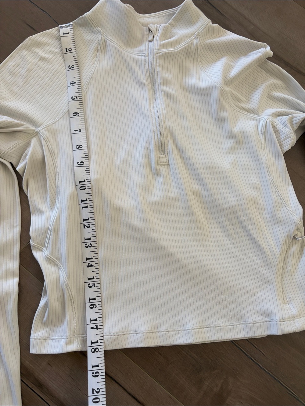 Lululemon “Its Rulu Run Ribbed Half Zip Cropped” - Picture 3 of 6